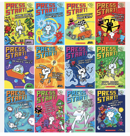 title pictures of Super Rabbit boy books